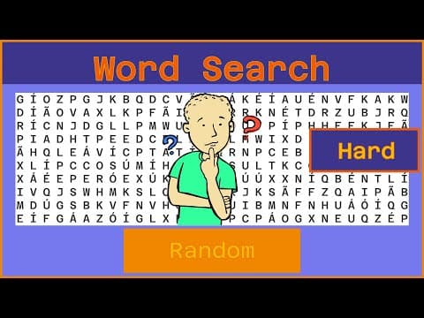 Word Search - Challenge  Ep91