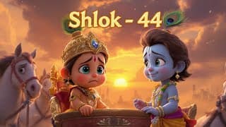 Bhagavad Gita Chapter 1 – Shloka 44 | भगवद् गीता अध्याय 1 श्लोक - 44