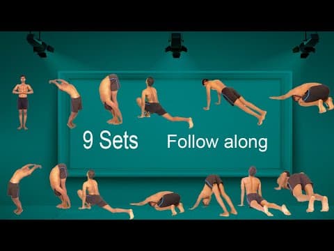 9 Sets of Suryanamaskaras