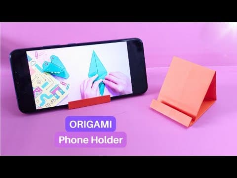 How to make Origami Phone Holder Easy