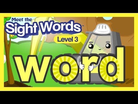 Meet the Sight Words Level 3 - word