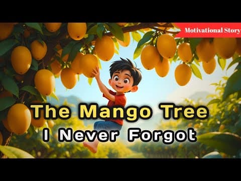 The mango Tree | I never Forgot | English Motivational Story