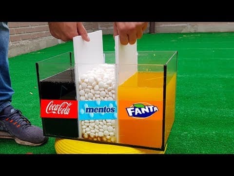 Experiment Coca Cola and Mentos