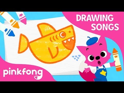 How to draw a Baby Shark | Draw Baby Shark Ollie | Drawing Songs