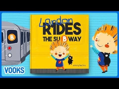 Read Aloud Book for Preschoolers: Landon Rides the Subway | Vooks Narrated Storybooks