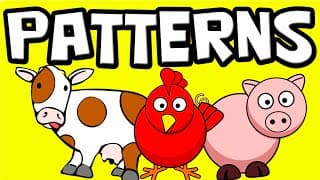PATTERNS for Kids with Farm Animals (ABBC Patterns for Math)