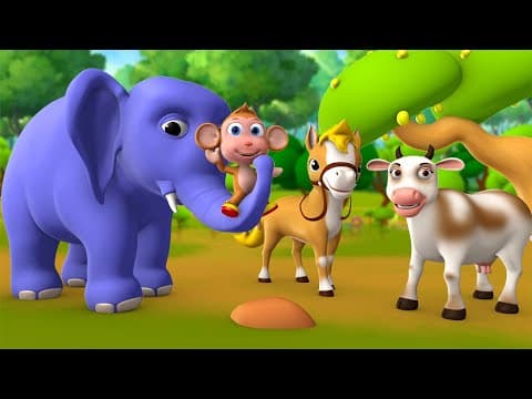 Hathi mera Dosth 3D Animated Hindi Stories for Kids Moral Stories | Tales