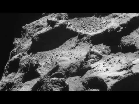 Exploring the surface of a comet or asteroid with Hedgehog