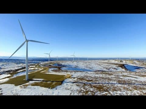 Wind turbines help power alaska through harsh winters