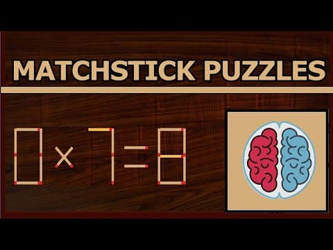 Matchstick Puzzle #53 | Matchstick Logic Puzzles |Matchstick Puzzles with Answers| Matchstick Tricks