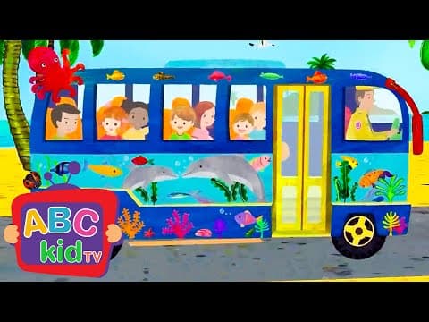 Wheels on the Beach Bus | ABC Kid TV Nursery Rhymes & Kids Songs