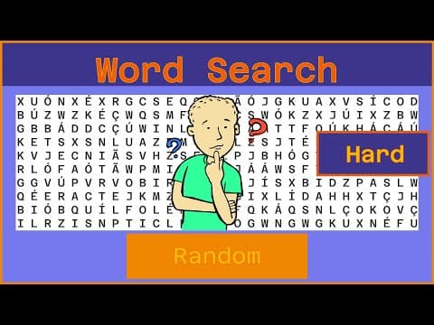 Word Search - Challenge  Ep775