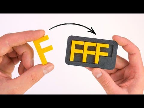 Try to fit 4 letters F in the frame - Impossible or Easy?