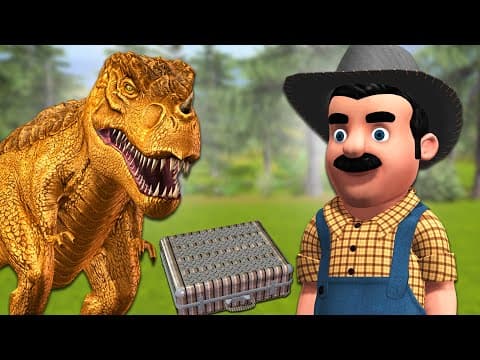 funny dog and dinosaur video || Funny cartoon Dinosaur short film by rsk telugu stories