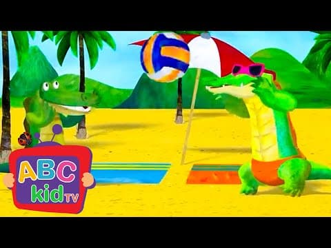 Crocodile Alligator Beach Playtime Song | ABC Kid TV Nursery Rhymes & Kids Songs