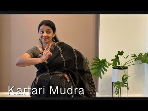 Bharatanatyam - mudras - 6 - kartarimukha mudra viniyoga