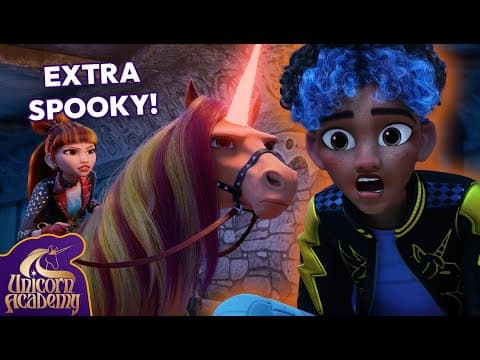 Halloween Unicorn Magic!! (Spooky Moments!) | Unicorn Academy | Cartoons for Kids