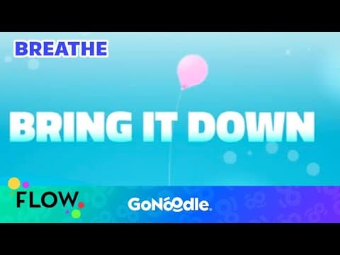 Learn To Bring Down Stress | Guided Meditiation For Kids | Breathing Exercises | GoNoodle