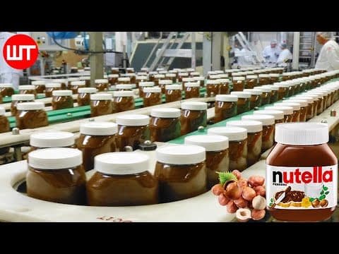 How Nutella Is Made In Factory | How its Made Nutella - Food Factory