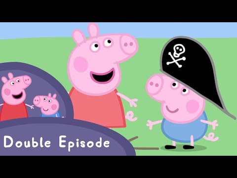 Peppa Pig - S01 E23-24 (The New Car / Treasure Hunt)
