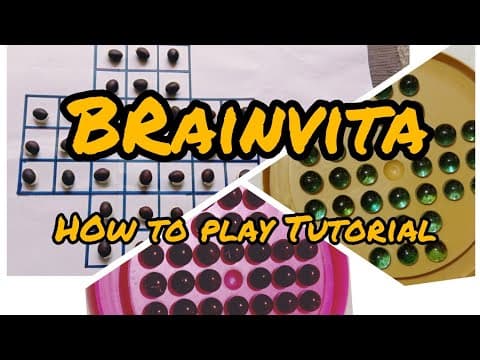 How to play brainvita || Indoor game || goli aata