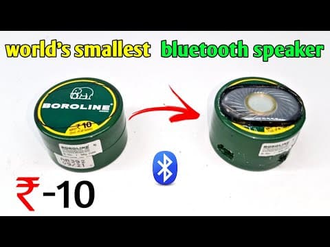 How to make worlds smallest bluetooth speaker / diy a bluetooth speaker at home