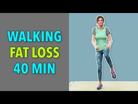 Walking At Home | 40-Minute Full Body Fat Loss