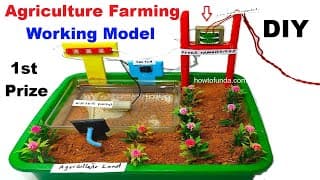 agriculture farming working model | inspire award science project