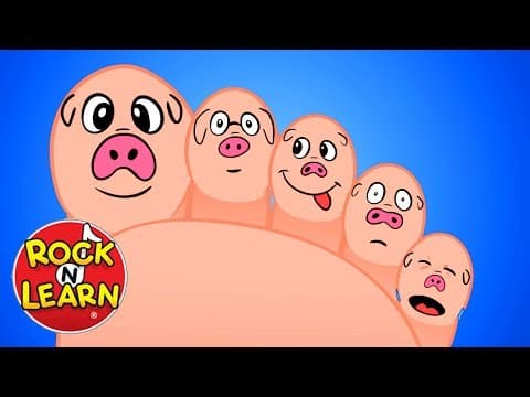 This Little Piggy | Nursery Rhyme for Kids | Rock 'N Learn