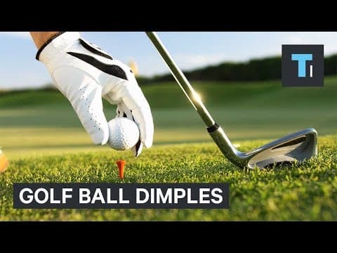 Why golf balls have dimples