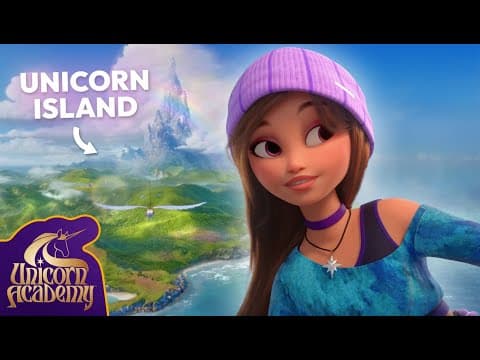 GOING TO UNICORN ISLAND! | Unicorn Academy | Cartoons for Kids