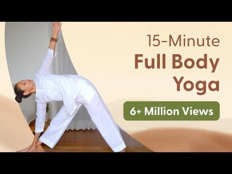 15-Minute Morning Yoga Full Body Stretch | रोज़ सुबह के लिए 15 मिनट का योग ‪@satvicyoga‬