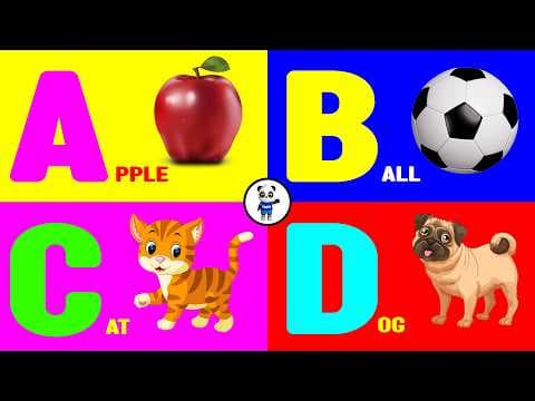 Kids a to z 3 words - phonics letters - learn abc for preschool - alphabets with phonics