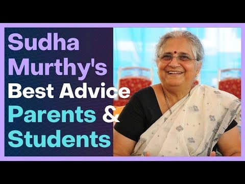 MUST WATCH Sudha Murthy Full Speech on Parenting | Sudha Murthy Inspirational Speech| Sudha Murthy