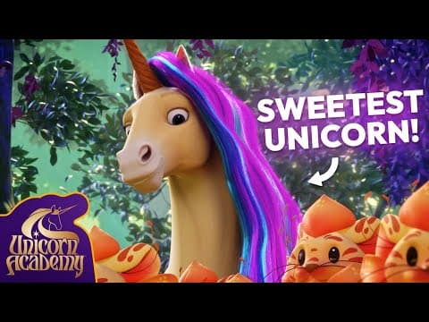 The SWEETEST Unicorn at Unicorn Academy 🦄🌱 | Cartoons for Kids