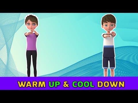 18 MIN WARM-UP AND COOL-DOWN ROUTINE FOR KIDS| Kids Exercise