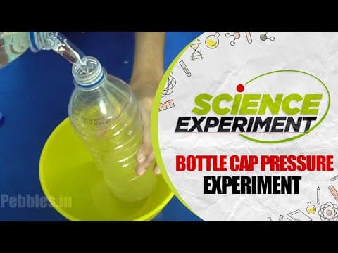 Science Experiment - 57 | Bottle Cap Pressure Experiment | Chemistry Experiment