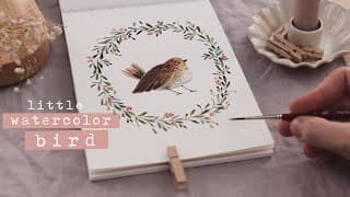 How to Paint a Bird | Beginner Watercolor Tutorial