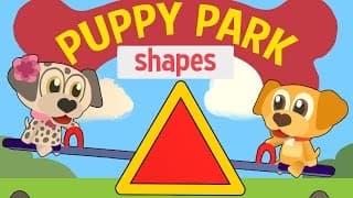 Learn shapes for children | Puppy Park| Toddler Fun Learning