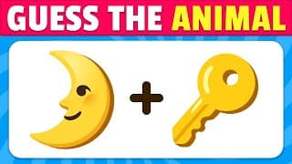 Can You Guess The ANIMAL By Emoji?