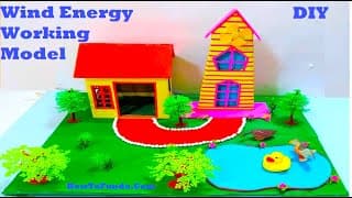 WIND MILL working model | inspire award science project diy | wind energy