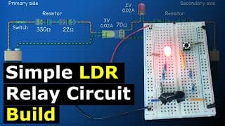 LDR and LED Circuit design |Solid State Relay