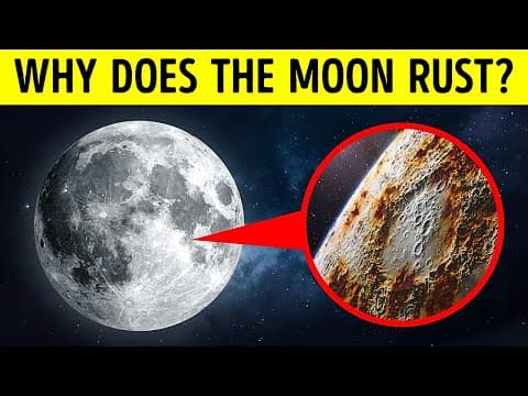 Why does the moon rust?