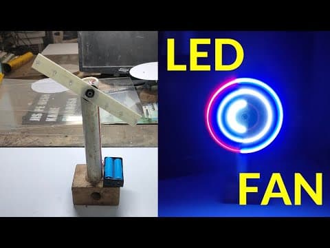 How to make rgb led fan