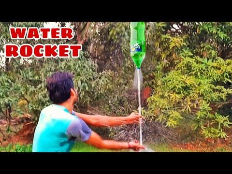 Homemade Pollution Free Rocket With Plastic Bottle - Water Bottle Rocket