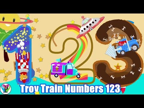 Troy the Numbers 123 Train: Preschool Lesson