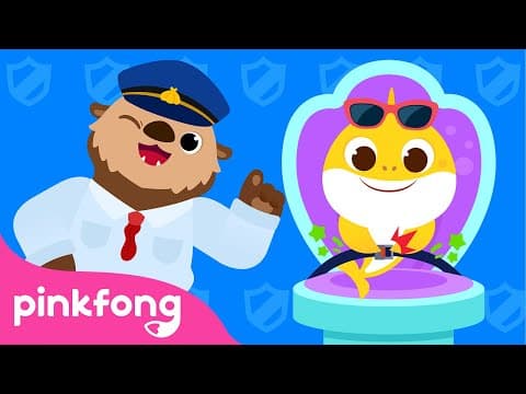 Click, Clack Seatbelt Song | Learn Safety Rules with Baby Shark
