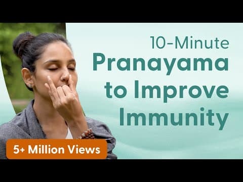 10 Minute Pranayama to Increase Immunity | इम्यूनिटी बढ़ाने के लिए प्राणायाम @satvicyoga
