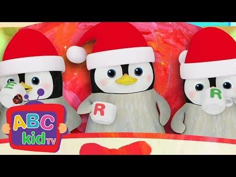 Jingle Bells with Penguins 🐧❄️ Fun Christmas Song for Kids | ABCKidTV