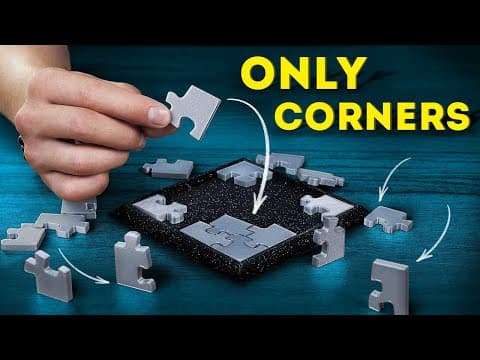 Try to solve ONLY CORNERS jigsaw puzzle - level 10